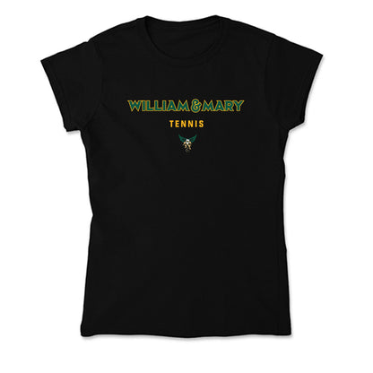 William & Mary - NCAA Men's Tennis : Austin Cohen - Soft Style Women’s T-Shirt-0