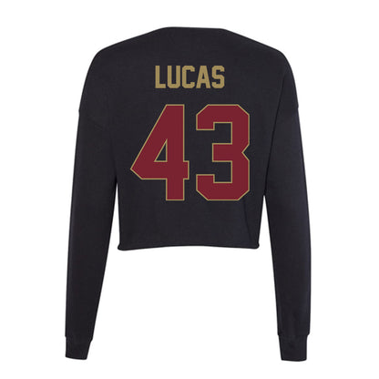 Charleston - NCAA Baseball : Asher Lucas - Women's Cropped Crew Fleece-1