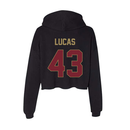 Charleston - NCAA Baseball : Asher Lucas - Women's Crop Fleece Hoodie-1