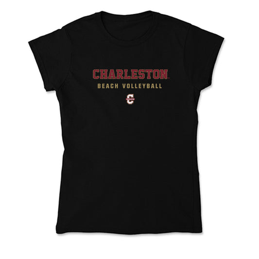 Charleston - NCAA Beach Volleyball : Liz Curry - Soft Style Women’s T-Shirt-0