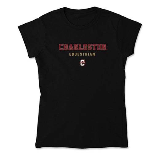 Charleston - NCAA Equestrian : Abby Oehlmann - Soft Style Women’s T-Shirt-0
