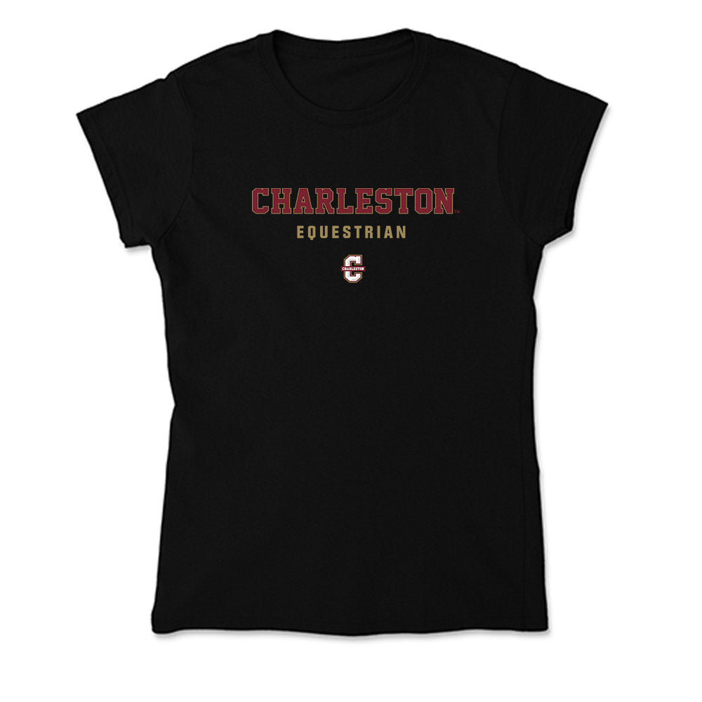 Charleston - NCAA Equestrian : Maddi Cardelli - Soft Style Women’s T-Shirt-0
