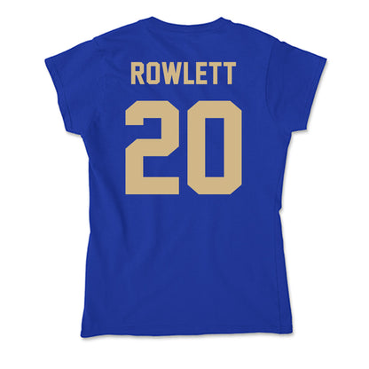 Tulsa - NCAA Women's Soccer : Brenna Rowlett - Soft Style Women’s T-Shirt-1