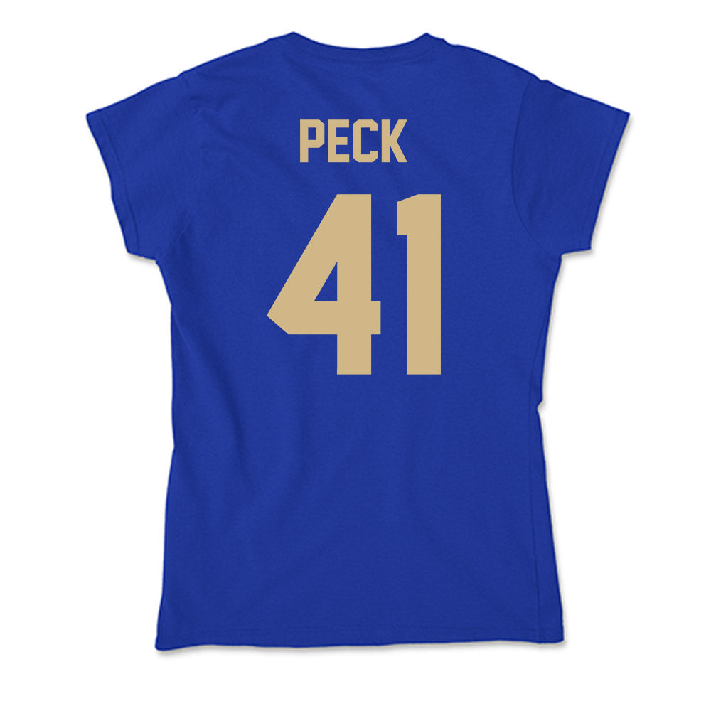 Tulsa - NCAA Football : Camden Peck - Soft Style Women’s T-Shirt-1