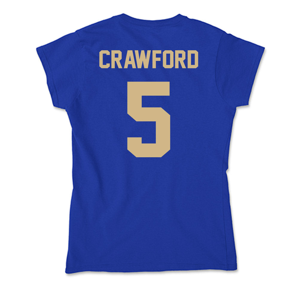 Tulsa - NCAA Women's Basketball : Delanie Crawford - Soft Style Women’s T-Shirt-1