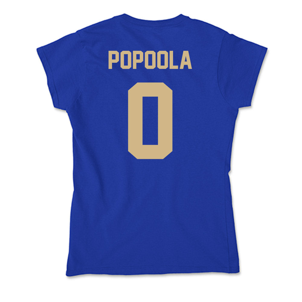 Tulsa - NCAA Men's Basketball : Ade Popoola - Soft Style Women’s T-Shirt-1