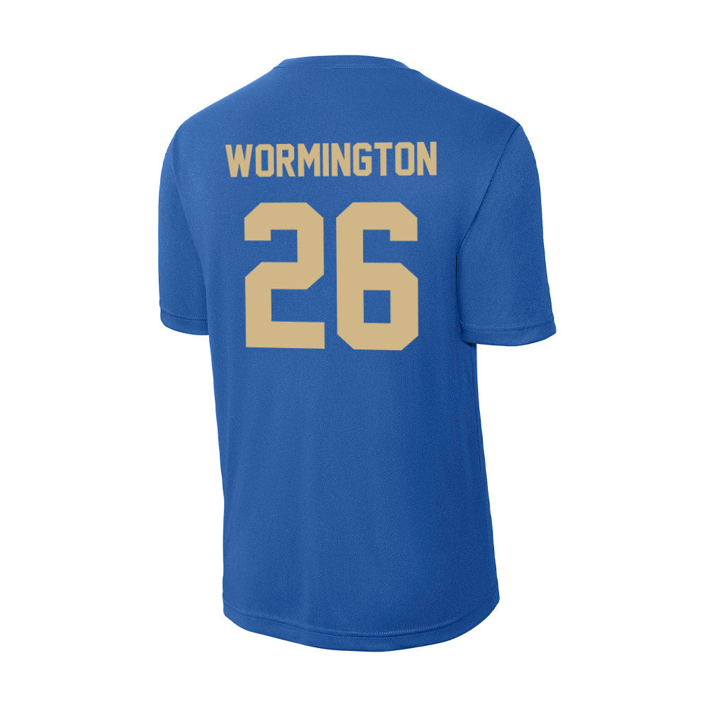 Tulsa - NCAA Men's Soccer : Trajan Wormington - Activewear T-Shirt-1