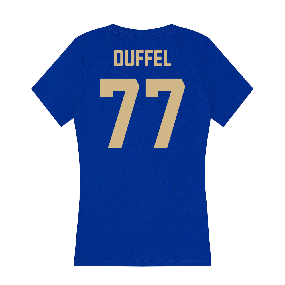 Tulsa - NCAA Football : Brody Duffel - Women's V-Neck T-Shirt-1