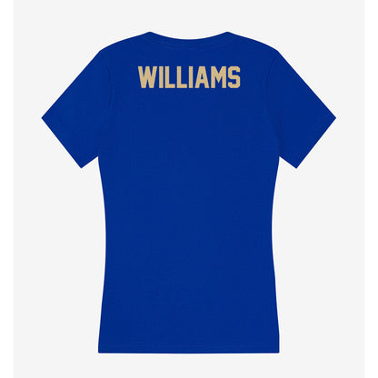 Tulsa - NCAA Men's Track & Field : Jayden Williams - Women's V-Neck T-Shirt-1
