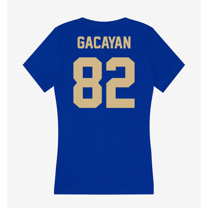 Tulsa - NCAA Football : Christopher Gacayan - Women's V-Neck T-Shirt-1