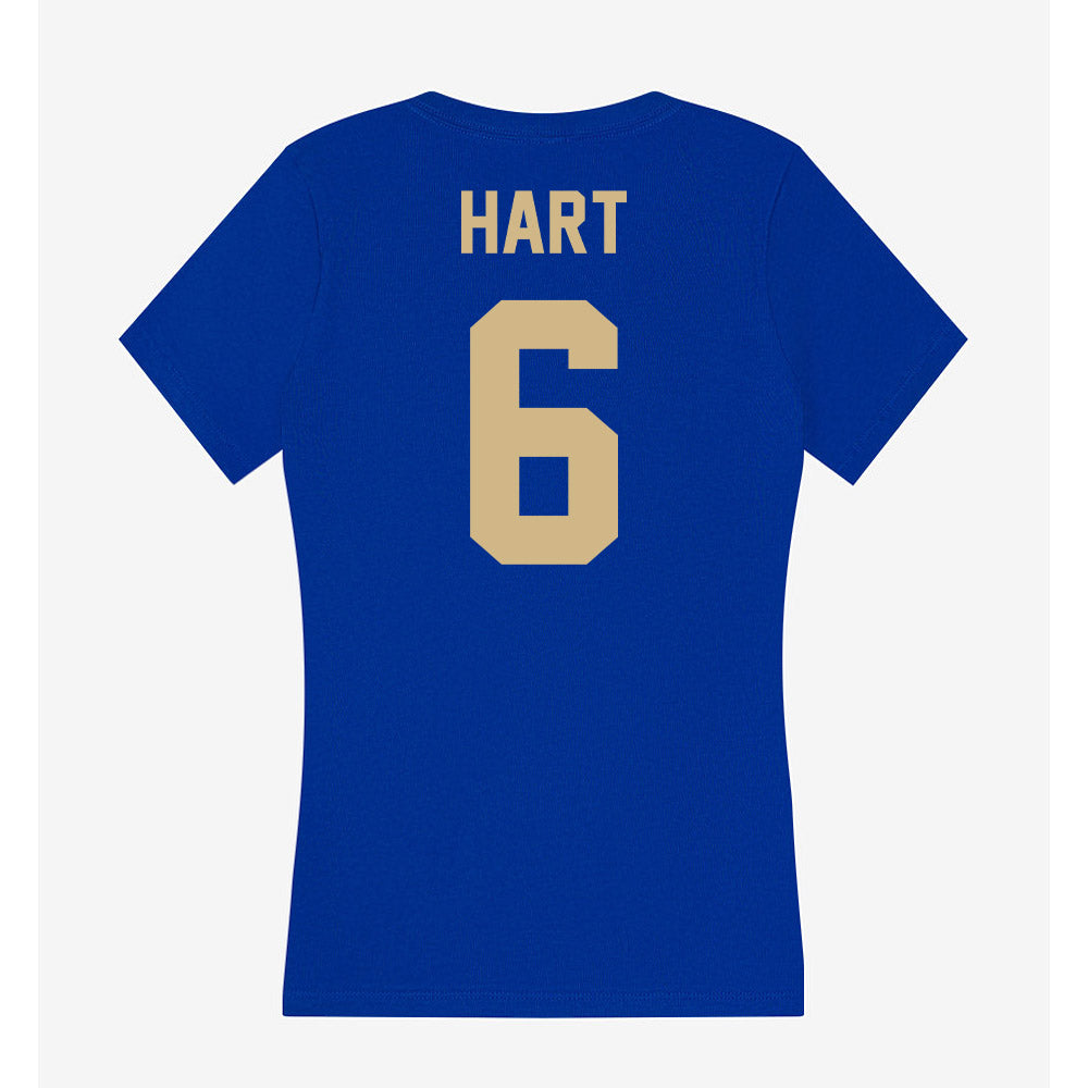 Tulsa - NCAA Women's Soccer : Kaleigh Hart - Women's V-Neck T-Shirt-1