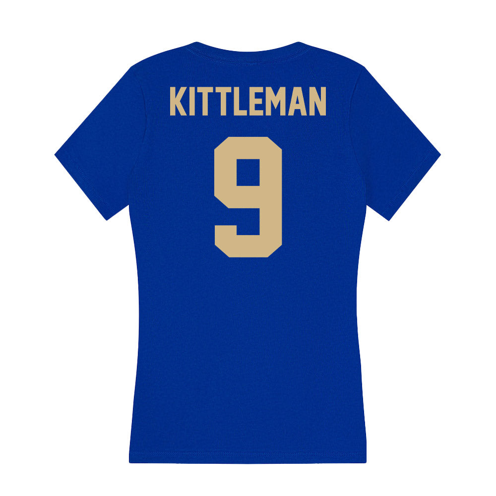 Tulsa - NCAA Football : Stephen Kittleman - Women's V-Neck T-Shirt-1