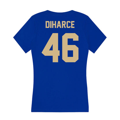 Tulsa - NCAA Football : Walker Diharce - Women's V-Neck T-Shirt-1