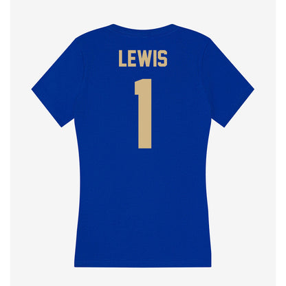 Tulsa - NCAA Football : Champ Lewis - Women's V-Neck T-Shirt-1