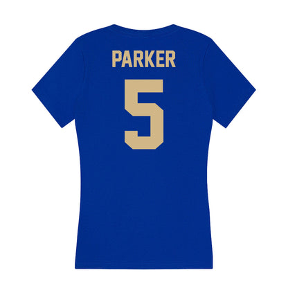 Tulsa - NCAA Football : Keuan Parker - Women's V-Neck T-Shirt-1