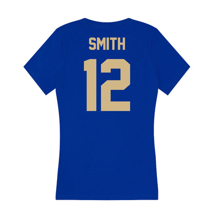 Tulsa - NCAA Football : Corey Smith - Women's V-Neck T-Shirt-1