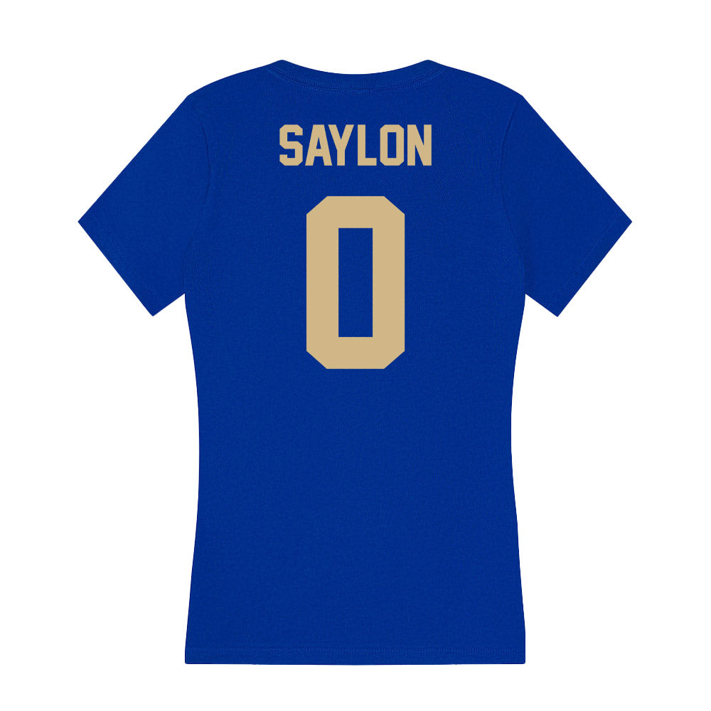 Tulsa - NCAA Men's Soccer : Carlito Saylon - Women's V-Neck T-Shirt-1