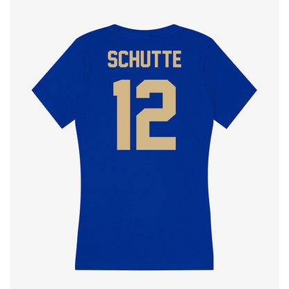 Tulsa - NCAA Women's Soccer : Blaine Schutte - Women's V-Neck T-Shirt-1