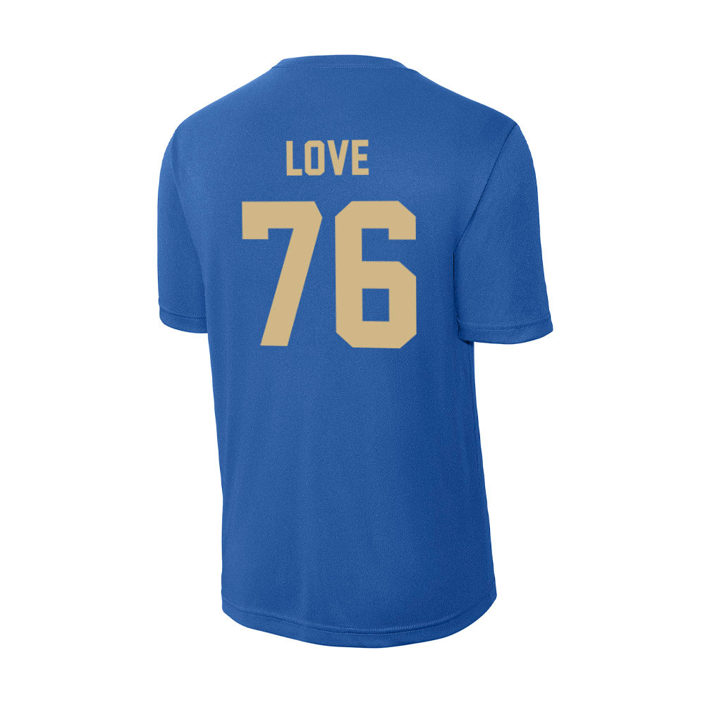 Tulsa - NCAA Football : Josh Love - Performance T-Shirt-1