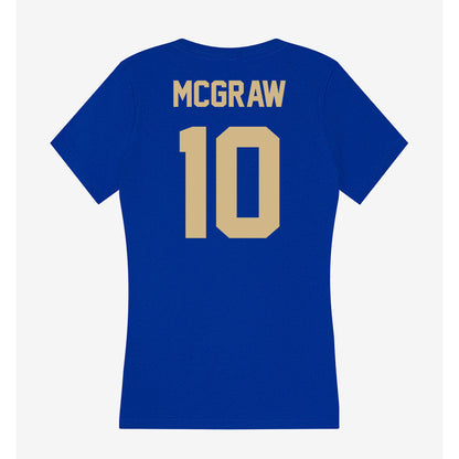 Tulsa - NCAA Women's Soccer : Parker McGraw - Women's V-Neck T-Shirt-1