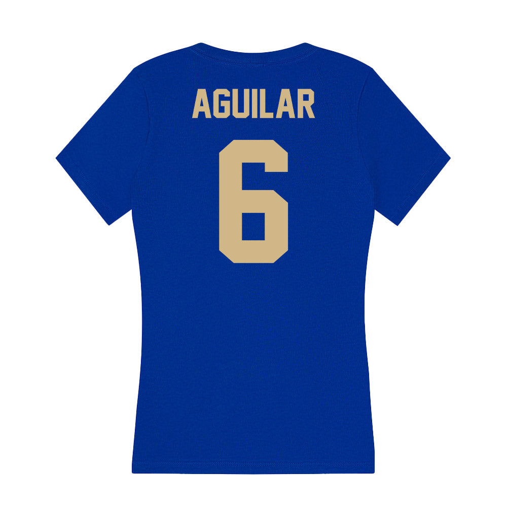 Tulsa - NCAA Men's Soccer : jared aguilar - Women's V-Neck T-Shirt-1