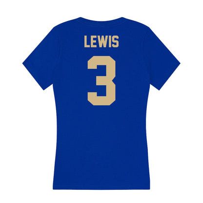 Tulsa - NCAA Football : Champ Lewis - Women's V-Neck T-Shirt-1