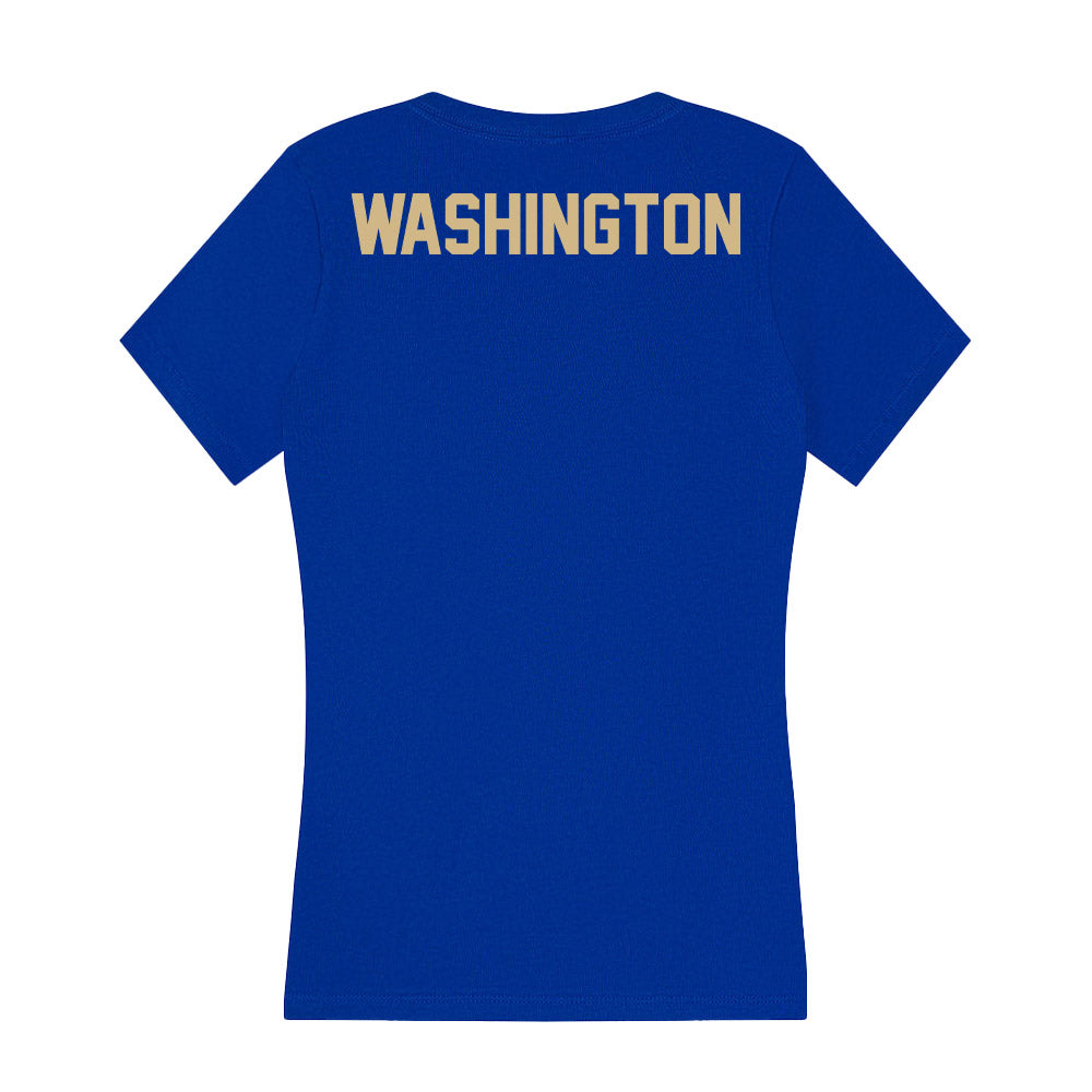Tulsa - NCAA Women's Track & Field : Gabbie Washington - Women's V-Neck T-Shirt-1