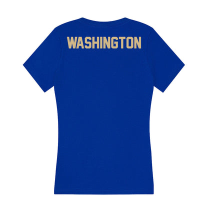 Tulsa - NCAA Women's Track & Field : Gabbie Washington - Women's V-Neck T-Shirt-1