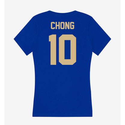 Tulsa - NCAA Men's Soccer : Gyuwon Chong - Women's V-Neck T-Shirt-1