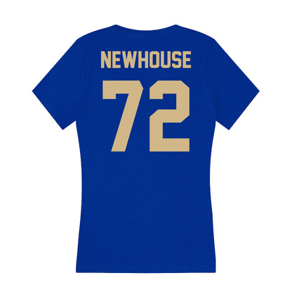 Tulsa - NCAA Football : Tai Newhouse - Women's V-Neck T-Shirt-1