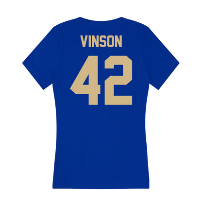 Tulsa - NCAA Football : Ty Vinson - Women's V-Neck T-Shirt-1