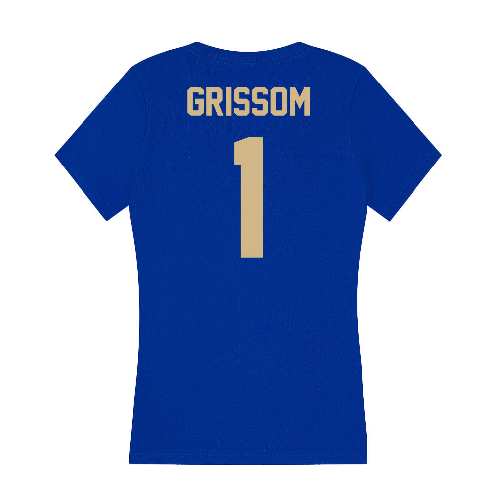 Tulsa - NCAA Women's Volleyball : Tally Grissom - Women's V-Neck T-Shirt-1