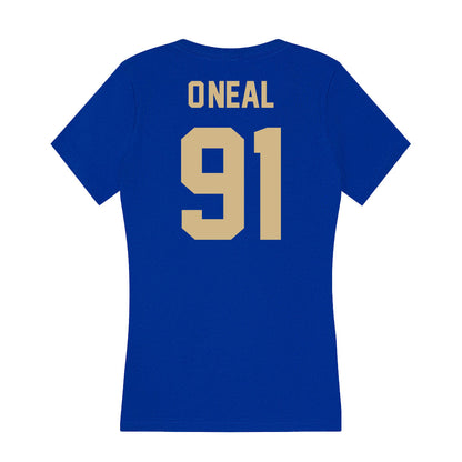 Tulsa - NCAA Football : Troop O'Neal - Women's V-Neck T-Shirt-1