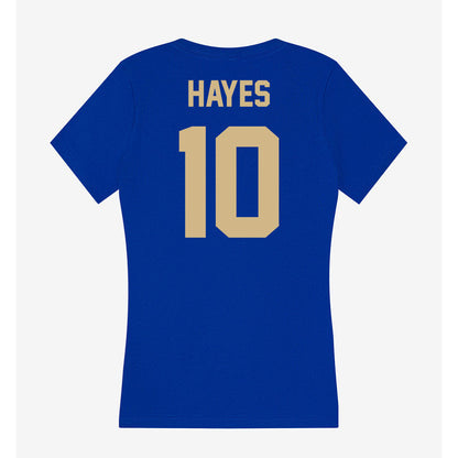 Tulsa - NCAA Football : Baylor Hayes - Women's V-Neck T-Shirt-1