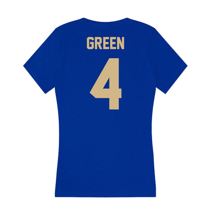 Tulsa - NCAA Football : Alex Green - Women's V-Neck T-Shirt-1