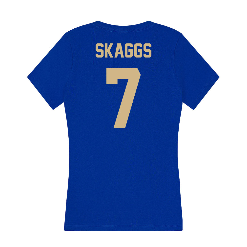 Tulsa - NCAA Softball : Claira Skaggs - Women's V-Neck T-Shirt-1