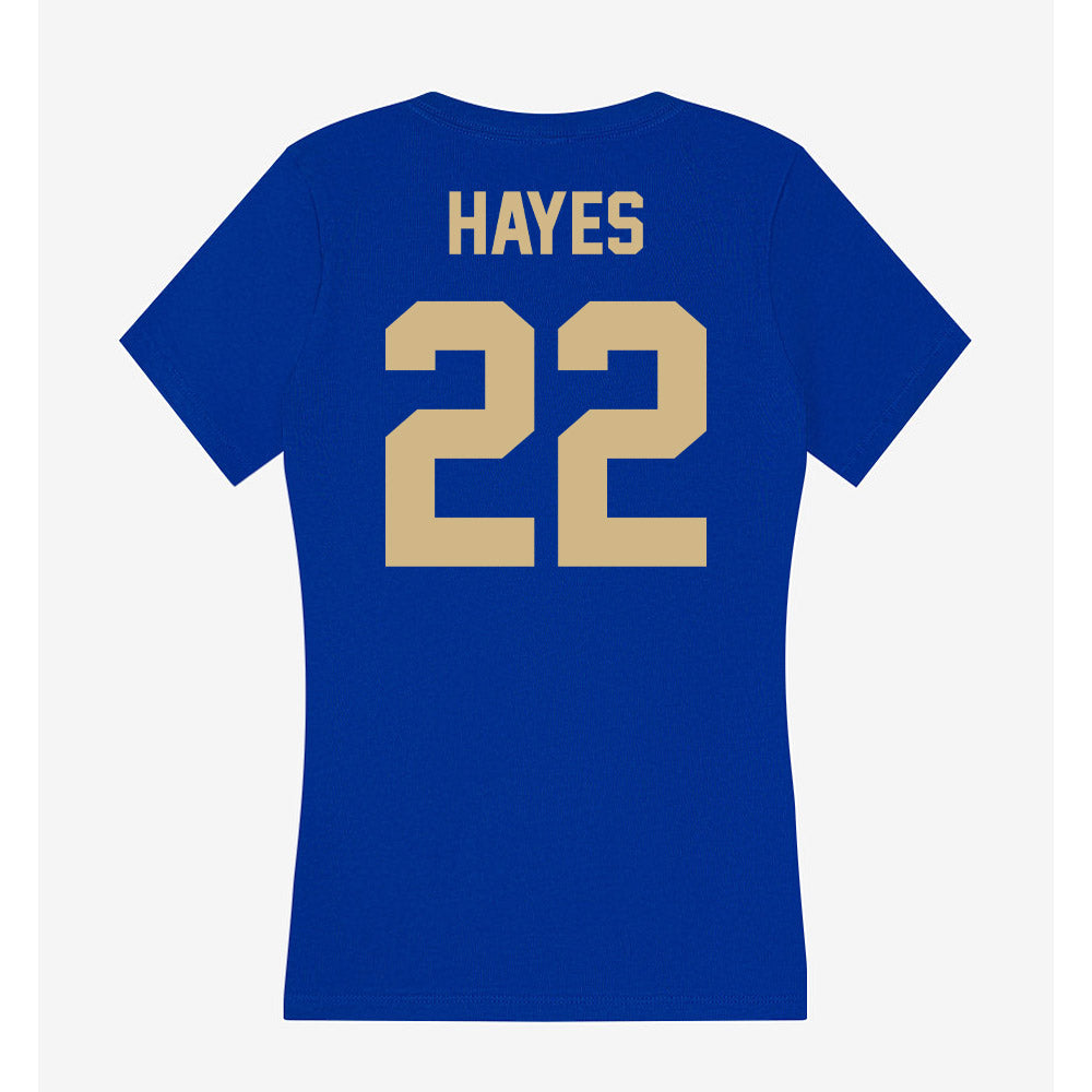Tulsa - NCAA Softball : Abby Hayes - Women's V-Neck T-Shirt-1