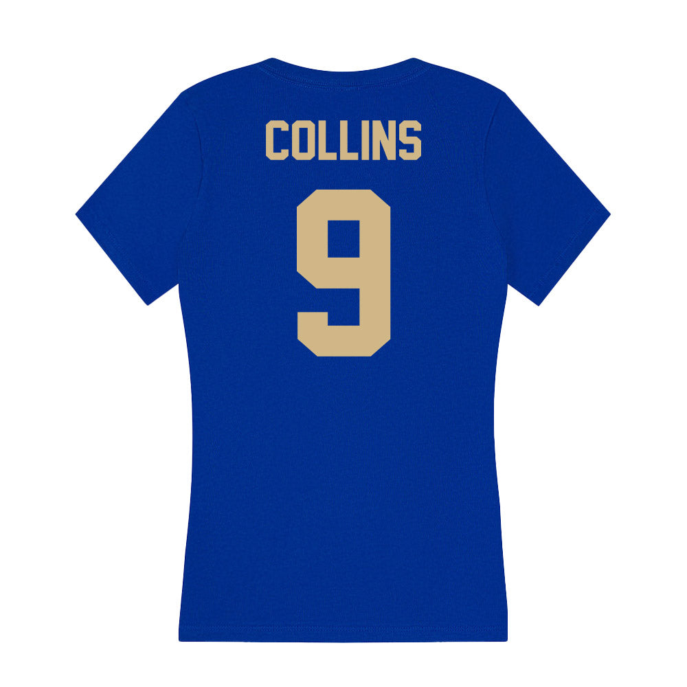 Tulsa - NCAA Football : Dax Collins - Women's V-Neck T-Shirt-1