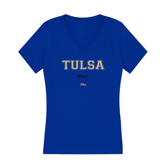 Tulsa - NCAA Women's Golf : Madison Roach - Women's V-Neck T-Shirt-0