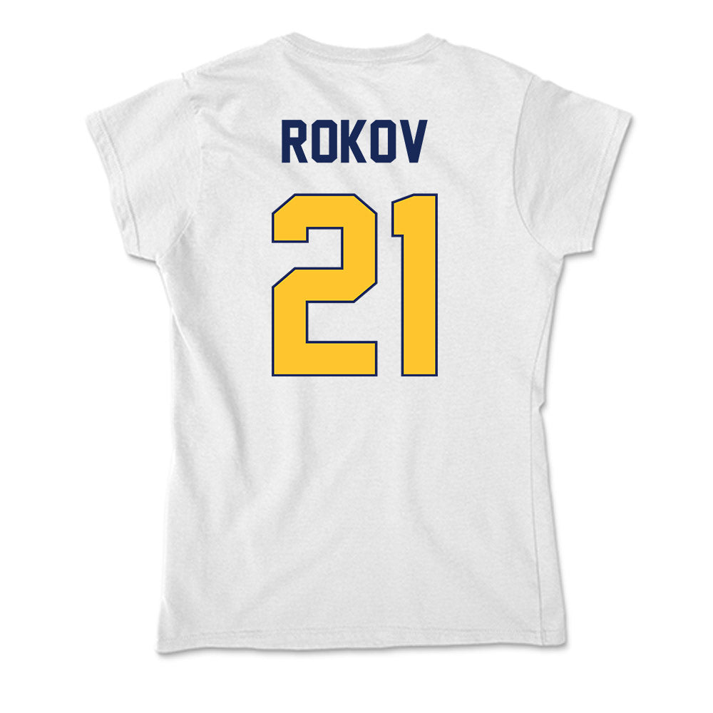 Marquette - NCAA Men's Soccer : Gabriel Rokov - Soft Style Women’s T-Shirt-1