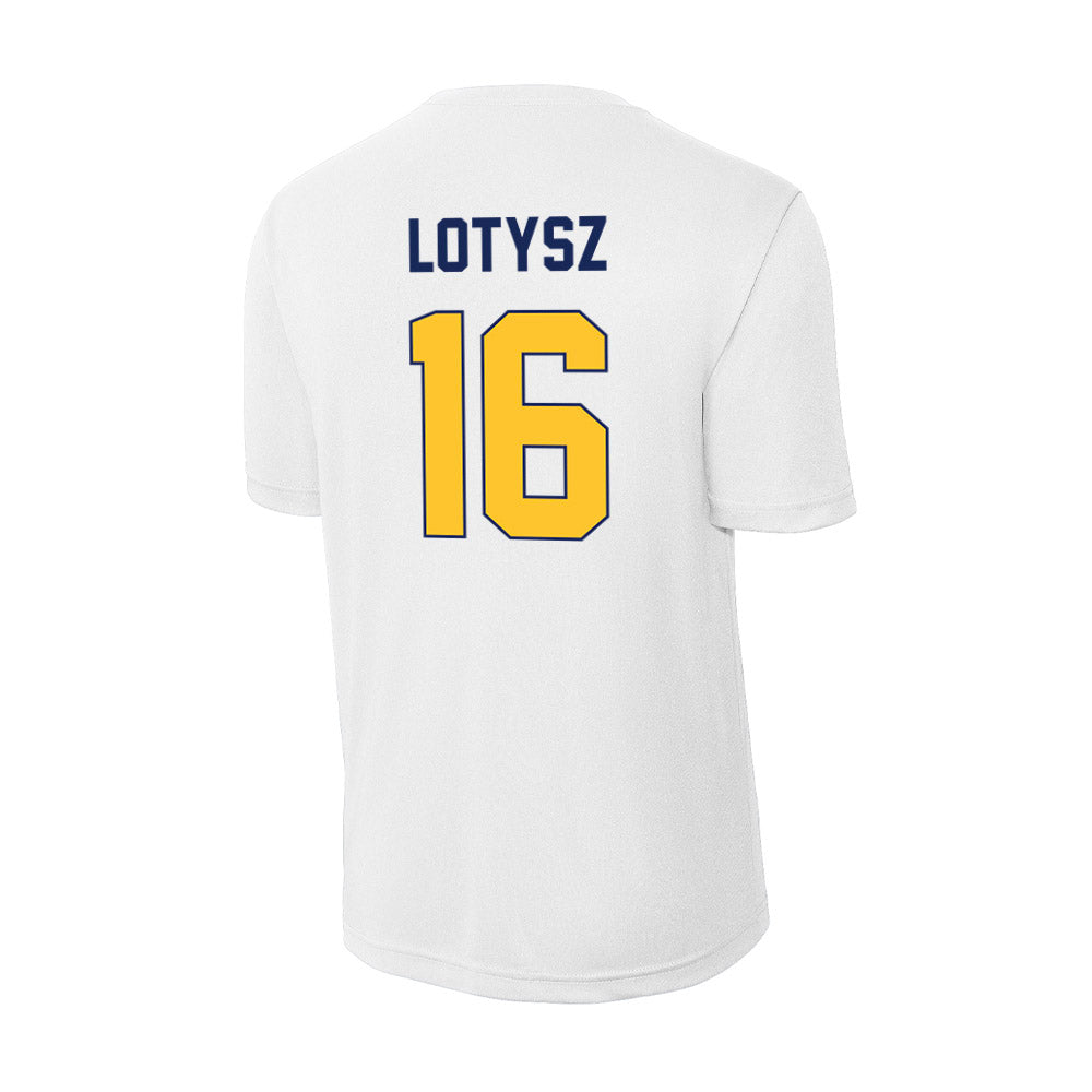 Marquette - NCAA Women's Lacrosse : Sayla Lotysz - Activewear T-Shirt-1