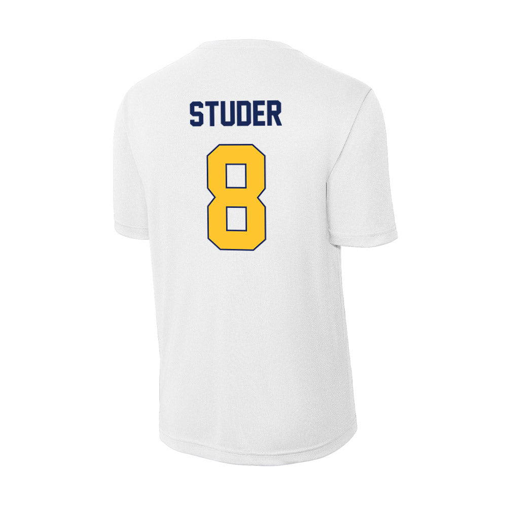 Marquette - NCAA Women's Volleyball : Adriana Studer - Activewear T-Shirt-1