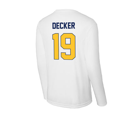 Marquette - NCAA Women's Soccer : Meg Decker - Activewear Long Sleeve T-Shirt-1