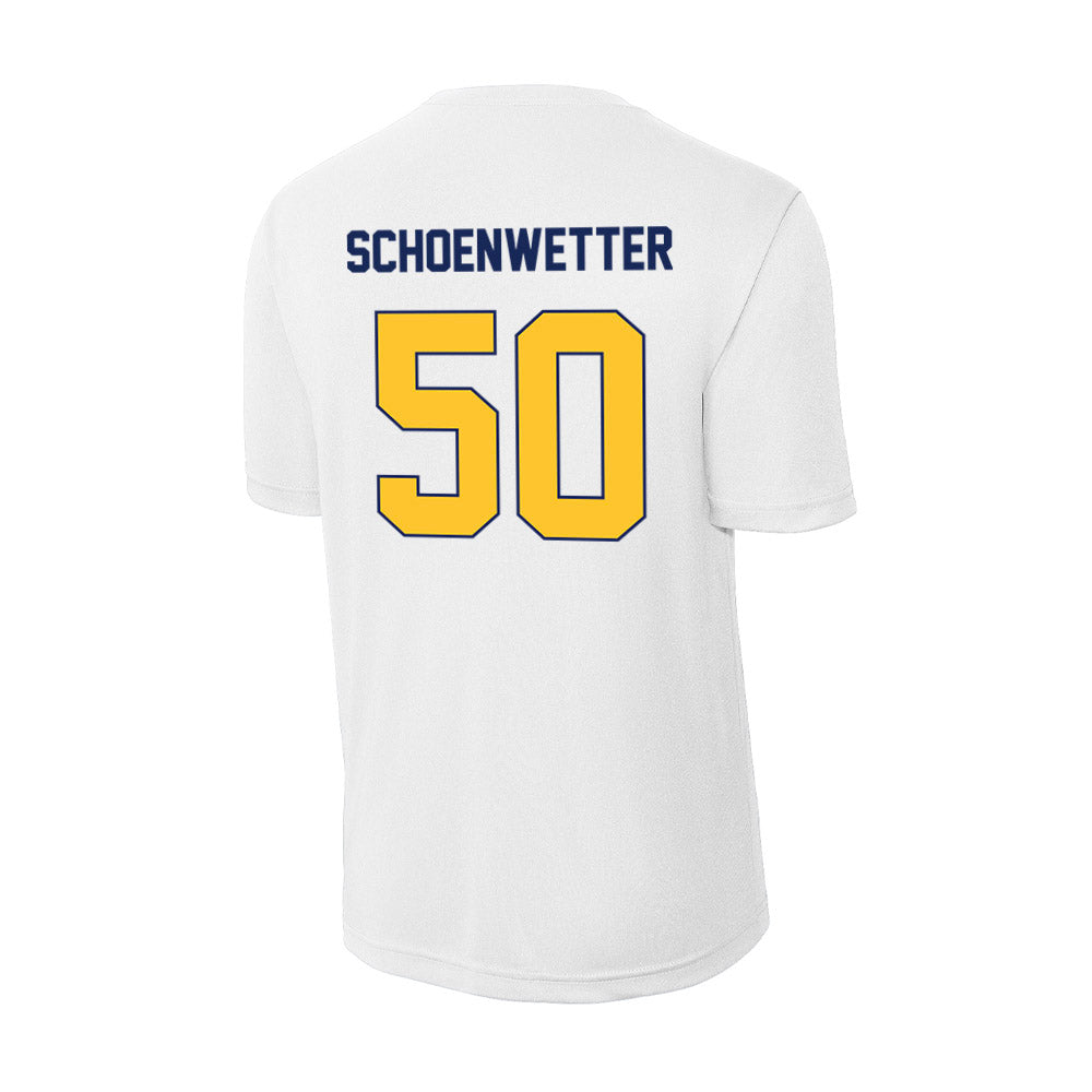 Marquette - NCAA Men's Lacrosse : Jack Schoenwetter - Activewear T-Shirt-1