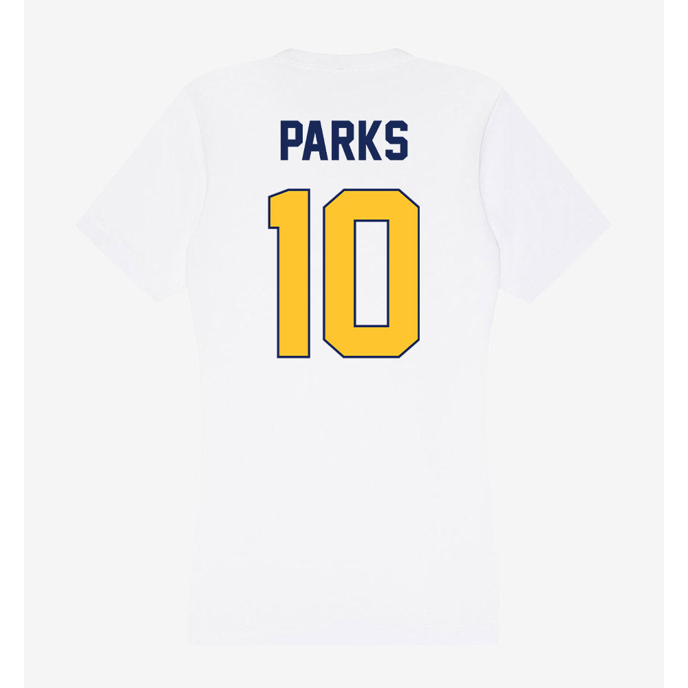 Marquette - NCAA Women's Volleyball : Emma Parks - Women's V-Neck T-Shirt-1