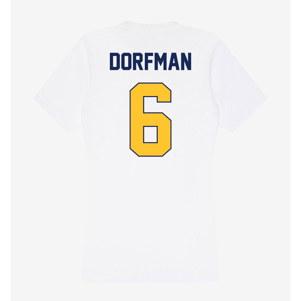 Marquette - NCAA Women's Soccer : Coco Dorfman - Women's V-Neck T-Shirt-1