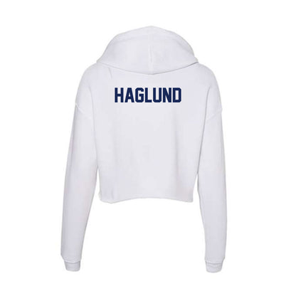 Marquette - NCAA Women's Cross Country : Paige Haglund - Women's Crop Fleece Hoodie-1