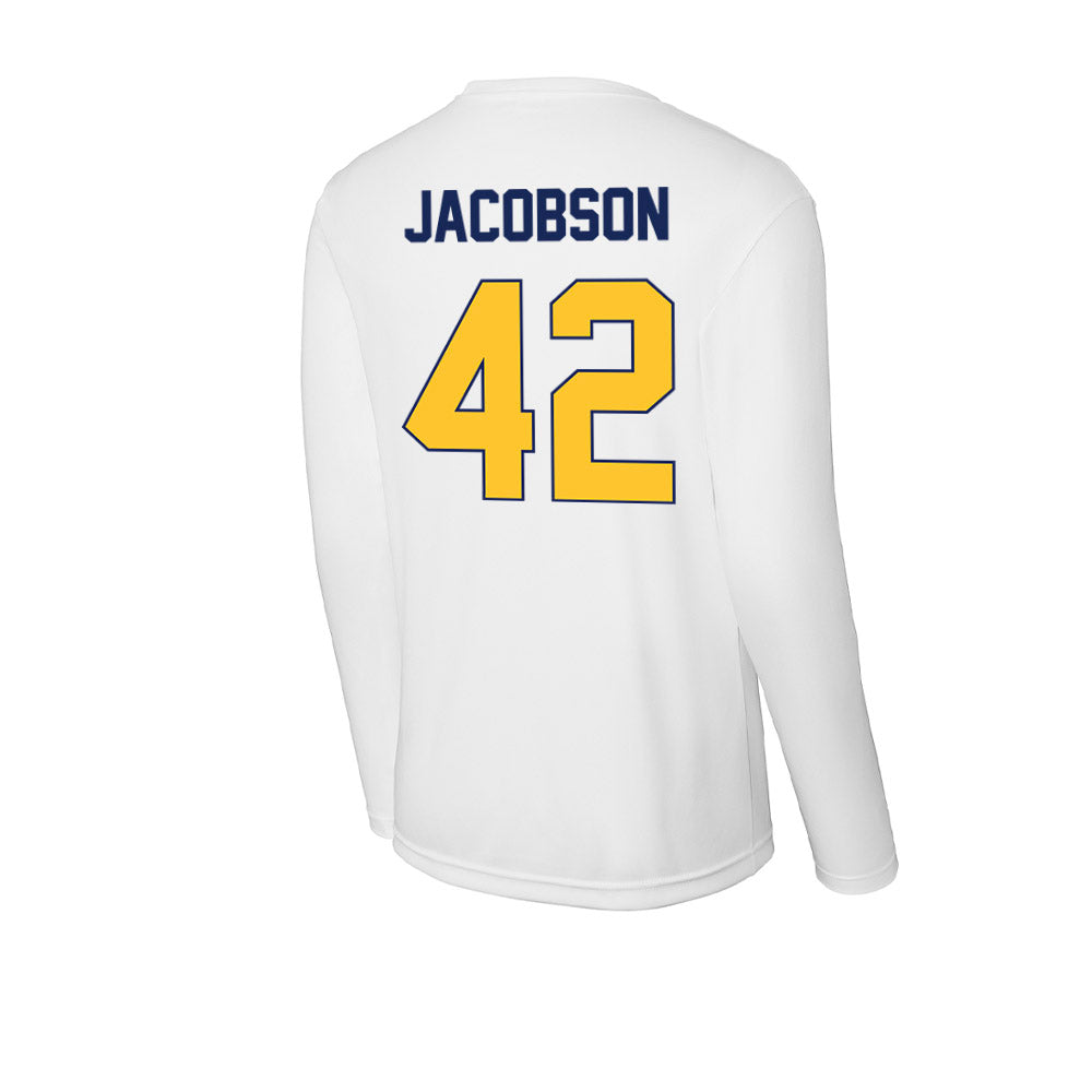 Marquette - NCAA Men's Basketball : Luke Jacobson - Activewear Long Sleeve T-Shirt-1