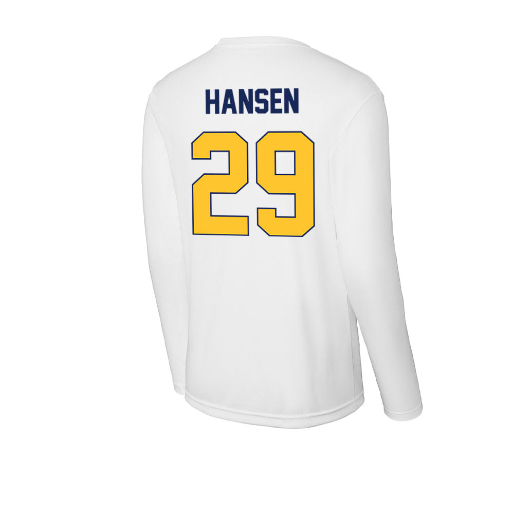 Marquette - NCAA Women's Lacrosse : Megan Hansen - Activewear Long Sleeve T-Shirt-1