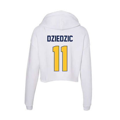 Marquette - NCAA Women's Soccer : Paige Dziedzic - Women's Crop Fleece Hoodie-1